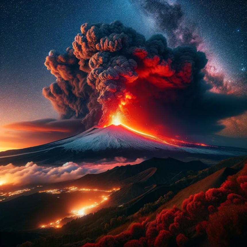 Фото Етна 2021: Вражаючі кадри виверження вулкана