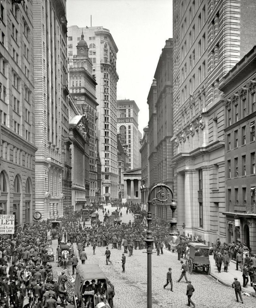 Брод-стріт 1905: Серце фінансового Нью-Йорка у вихорі історії