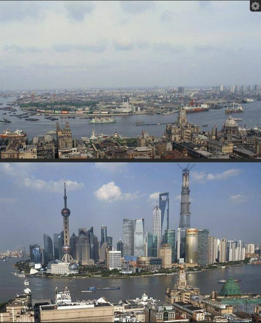 Шанхай: зміна обличчя міста від 1987 до нашого часу