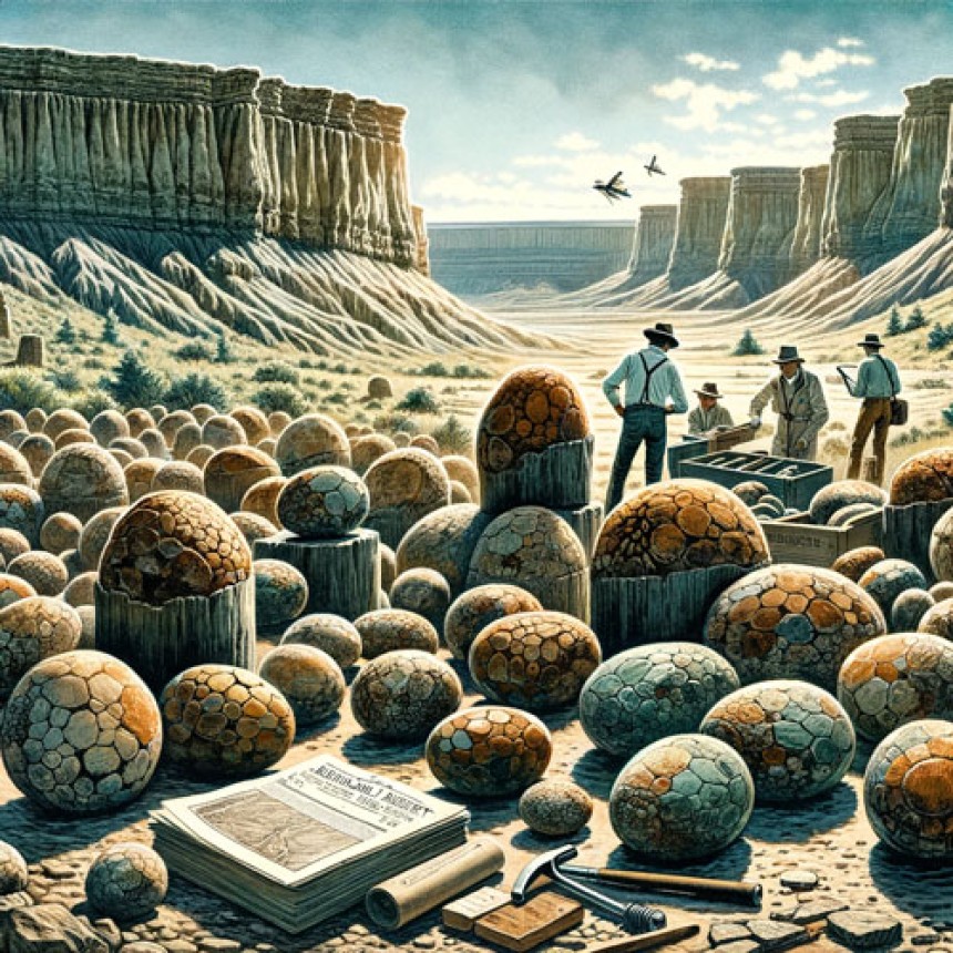 Скам'янілі яйця Орегони: фото, що вражають уяву
