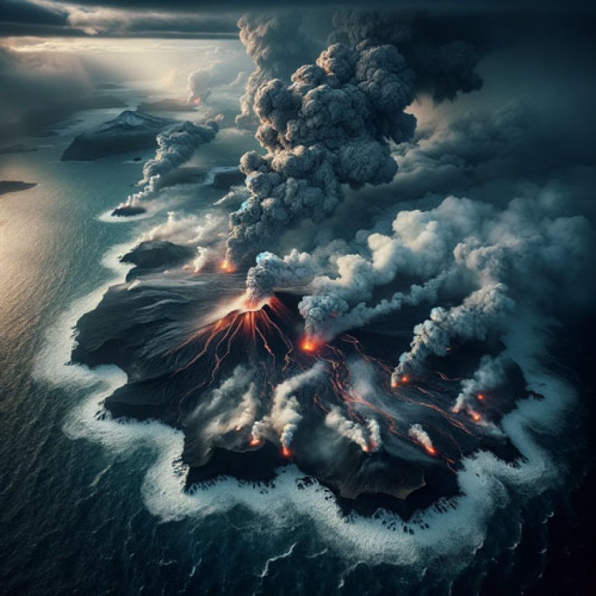 Загадкове створення вулканічного острова Сюртчей, Ісландія 1963