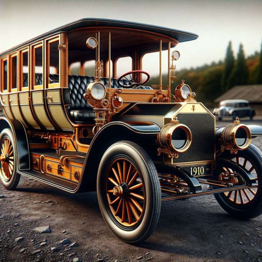 Елегантний французький лімузин 1910: Авто-шедевр минулого