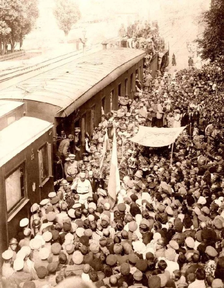 Симон Петлюра на вокзалі Фастова – 29 серпня 1919