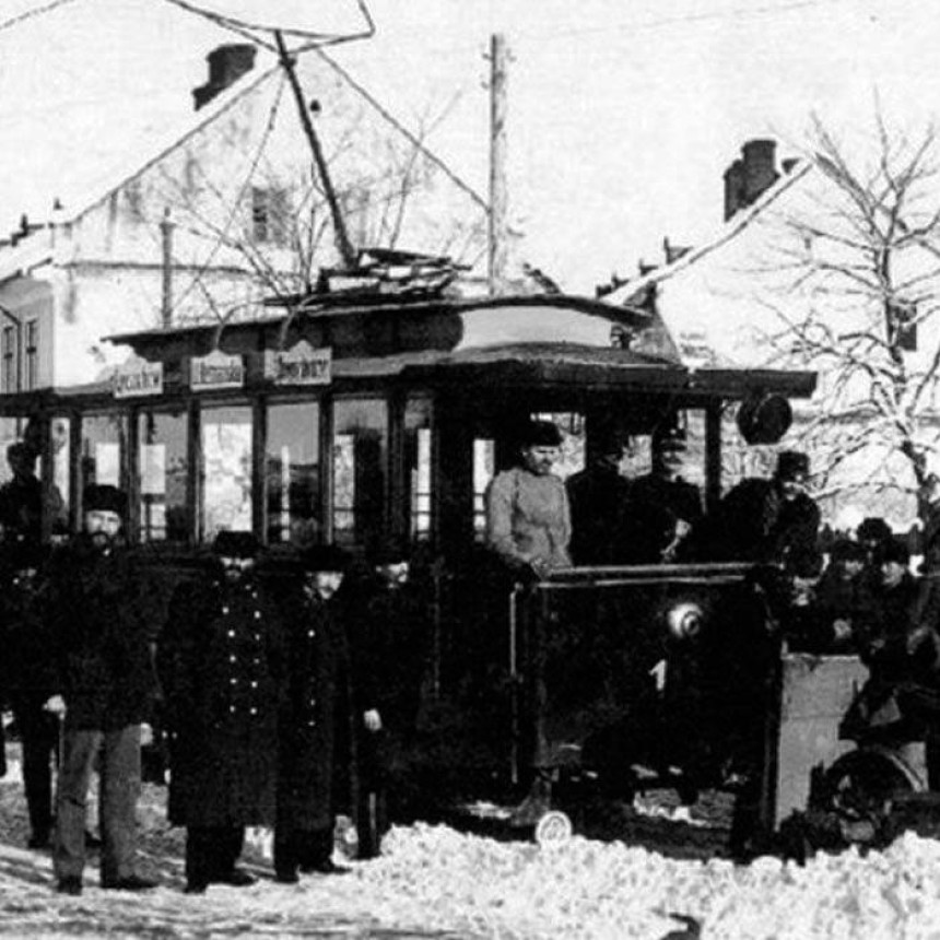 Перший трамвай у Львові, 1880 рік: ілюстрація історичної події