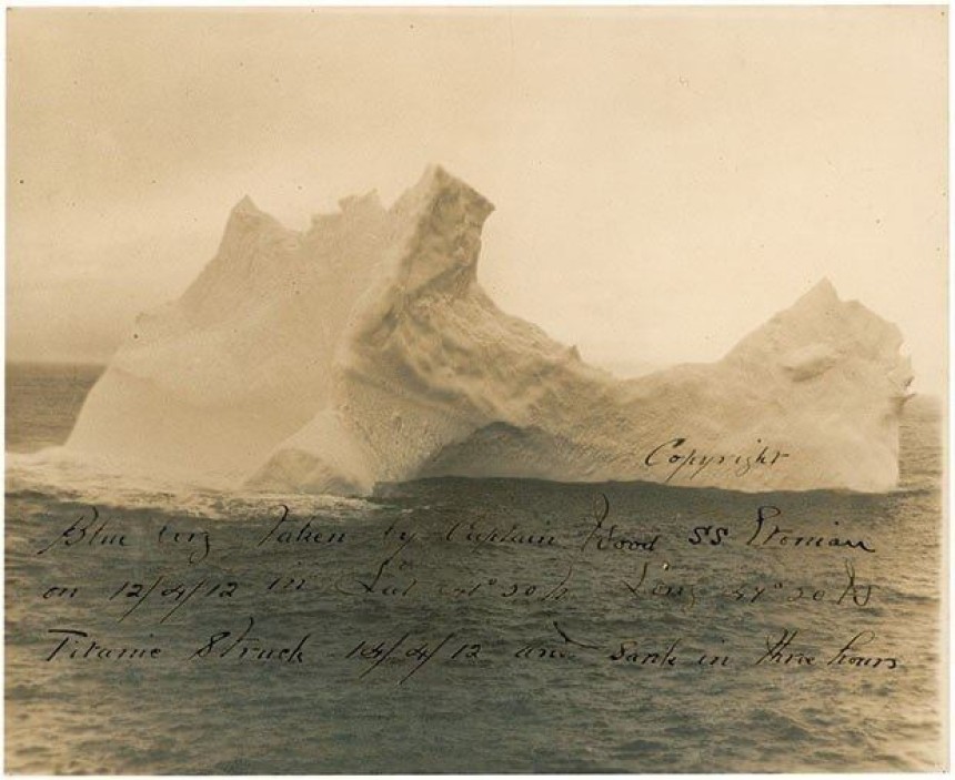 Айсберг на знімку 12 квітня 1912 року: Загадка Титаніка