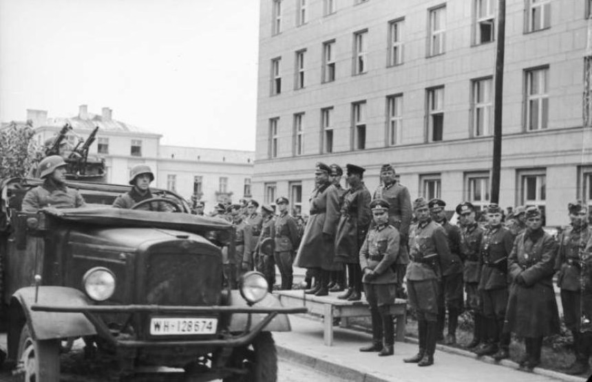 Радянсько-німецький парад у Бересті, вересень 1939