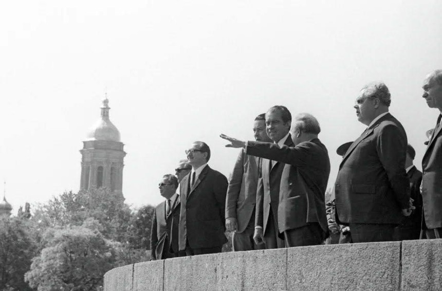 Річард Ніксон під час візиту до Києва, 1972